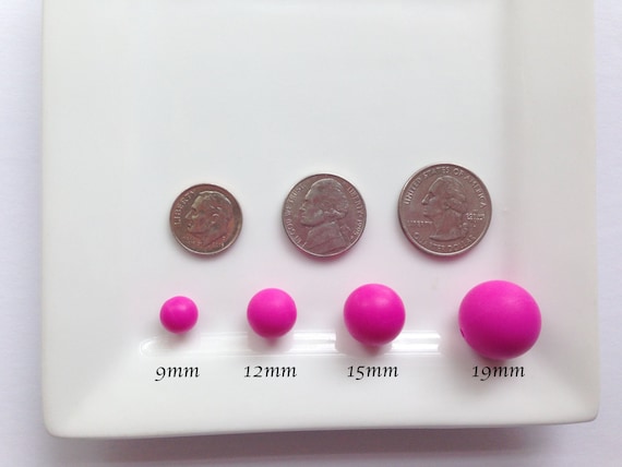 Georgia Peach 15mm Silicone Beads - 10 pk. – RCS Blanks, LLC