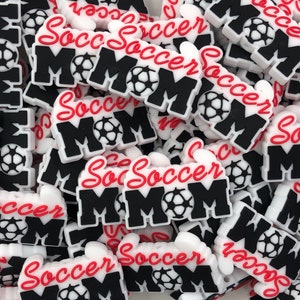 Soccer Mom Silicone Focal Beads,  Soccer Silicone Beads,  Focal Silicone Beads,   Silicone Beads