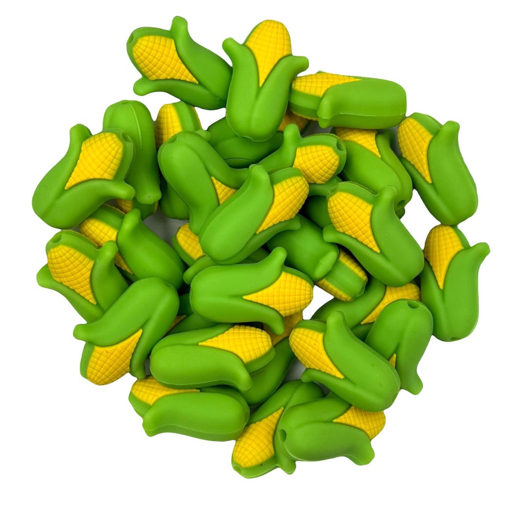 Corn Silicone Rings Corn Silicone Focal Beads - Etsy