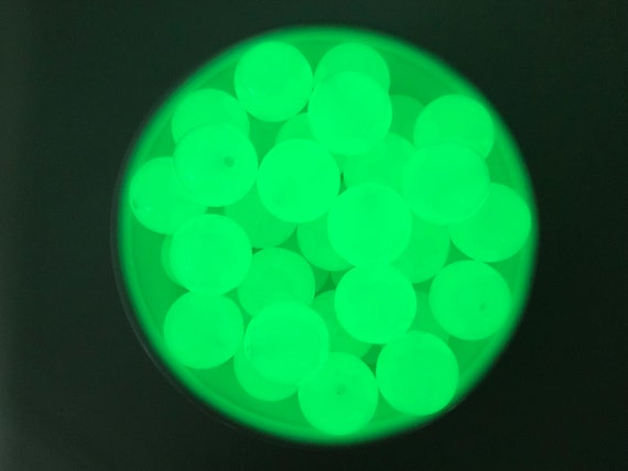 Solid Bead Embellishments - Glow in the Dark 20mm Beads - Beads – Pip Supply