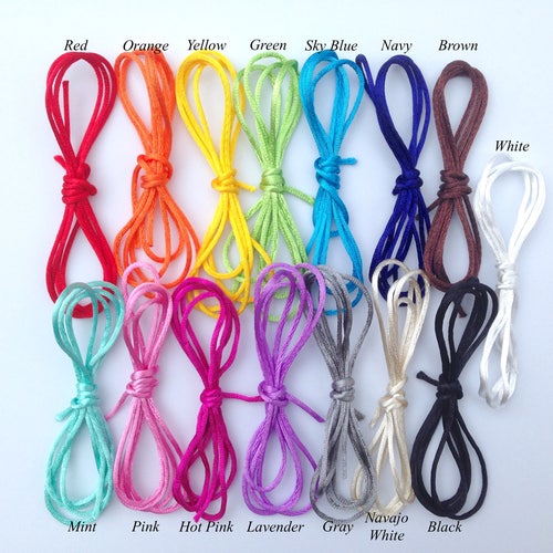 15 m /Roll Nylon Cord Necklace 5mm Twisted Satin Finish Polyester Jewelry Cord 15 m /Roll Nylon Cord Necklace 5mm Twisted Satin Finish Polyester Jewelry Cord