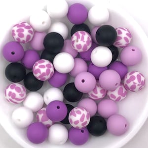 Purple Cow Silicone Bead Mix