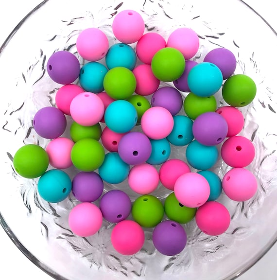 Round Silicone Beads  12mm High Quality Beads – Busy Bead