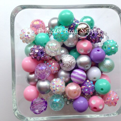 Plastic Beads Bulk Purple Star Beads for Jewelry Making Etsy
