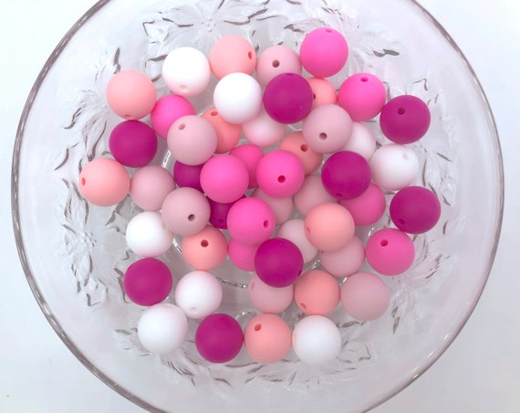 Discounted RANDOM MIXED Bulk Silicone Focal Beads Wholesale Loose