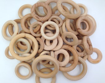 SALE  Natural Wood Rings  ****LESS Than PERFECT******  Wooden Rings