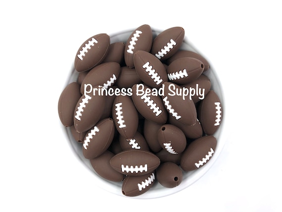 Football Silicone Beads, Brown Football Silicone Beads, Silicone Football  Beads, Silicone Beads, Silicone Beads, Wholesale Beads