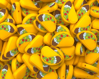 Taco Silicone Focal Beads