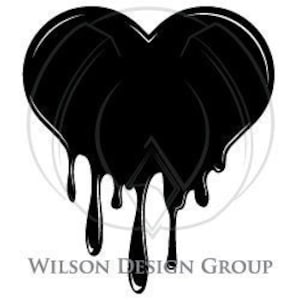 Dripping Heart svg png dxf Instant Digital Download, Valentine&#39;s Day Svg, Love Svg, Love Cut Files, Cricut, Silhouette, Png, Svg, DFX