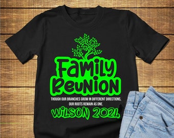 Custom Our roots remain as one family reunion shirt, customized family reunion t shirts, cool family shirts