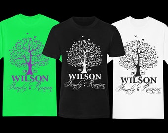 Customized tree Family reunion t shirts, Birds and tree family reunion shirts,