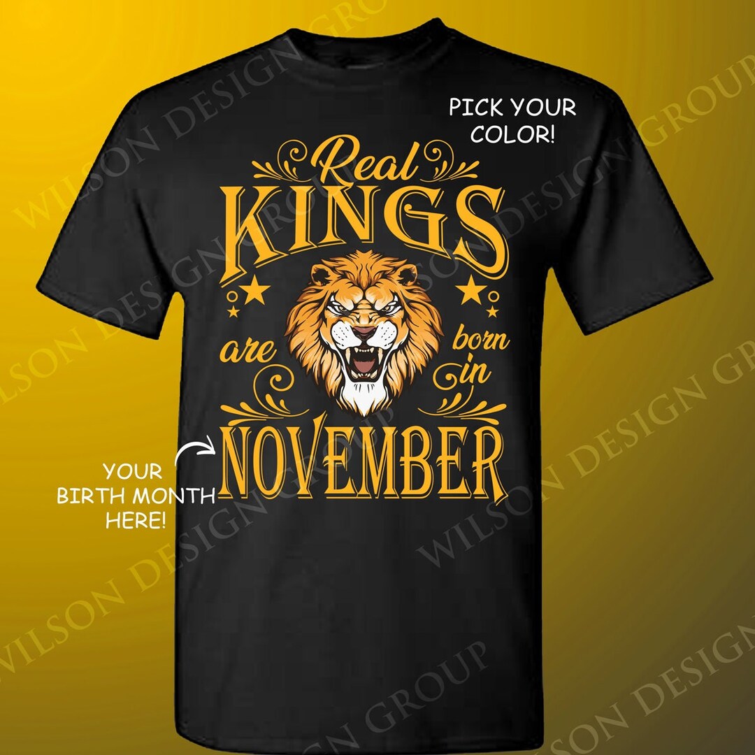 Kings - Lions Are Born on September 04 Birthday Gift T-Shirt main image 1