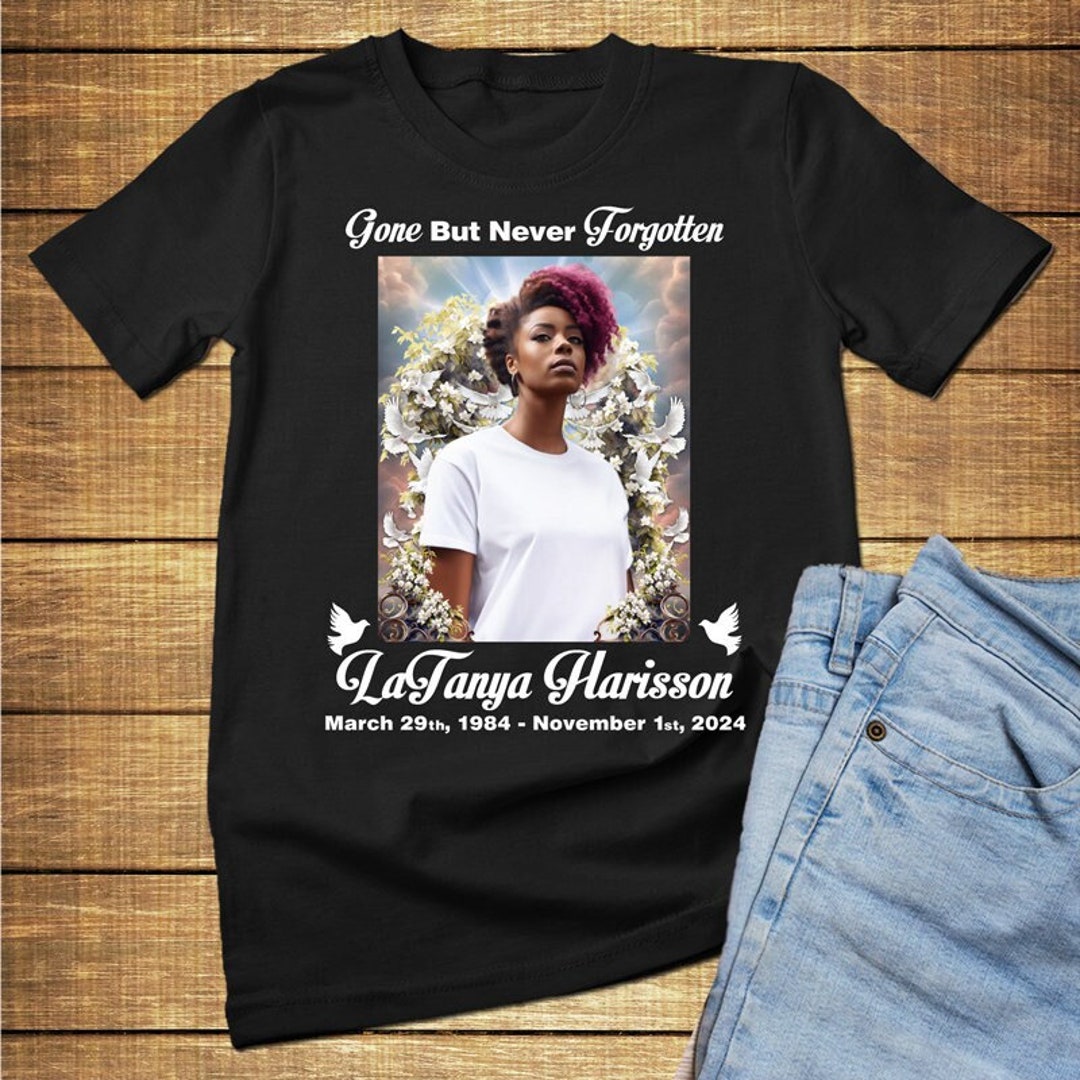 Custom Gone but Never Dove Garden Memorial Tshirts and