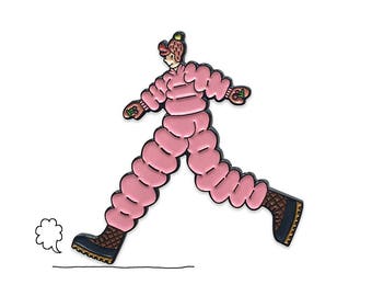 Padding Jumpsuit Boy Enamel Pin
