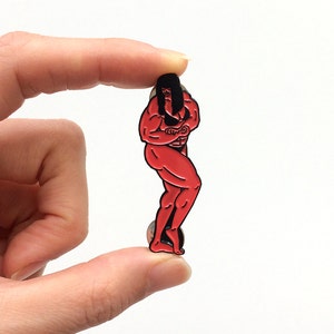 Female Bodybuilder Enamel Pin image 2