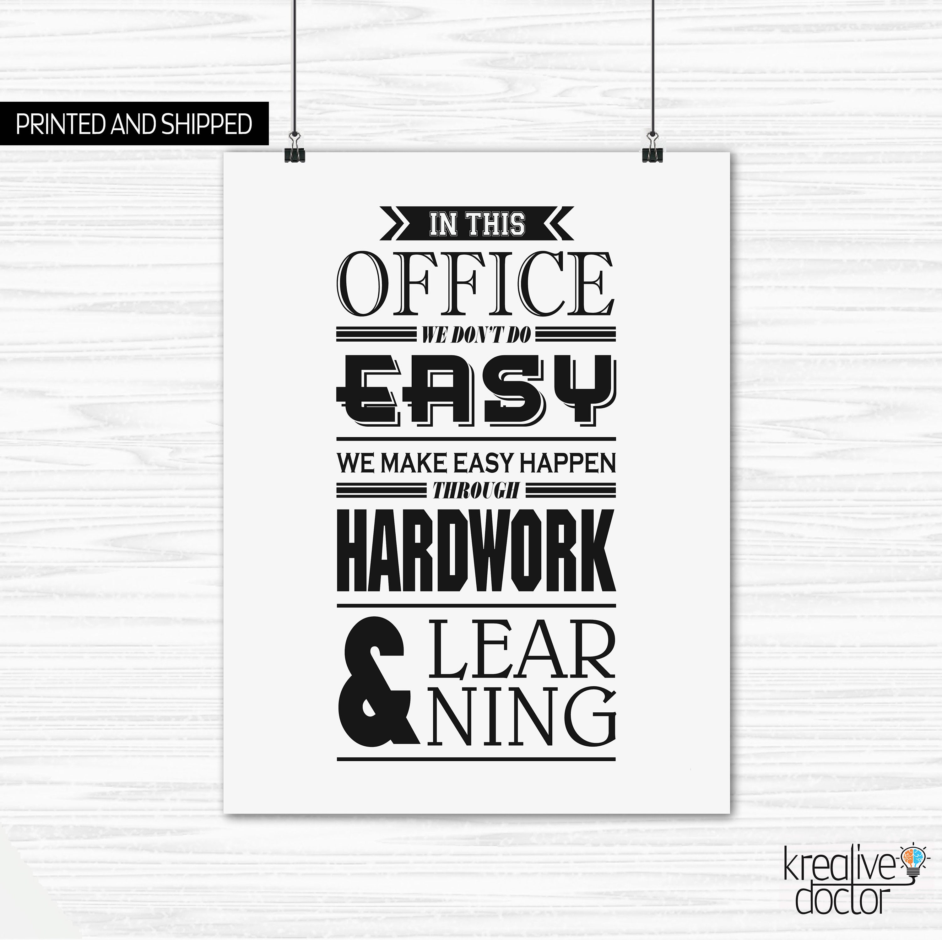 Teamwork Quotes For The Office In This Office Quote Office Wall Art Teamwork Quotes For | Etsy Ireland