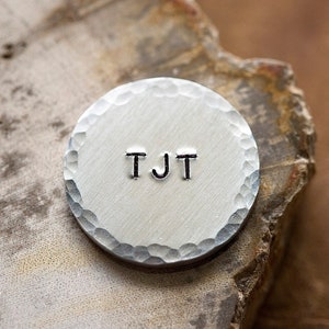 Personalized Golf Ball Marker Golfer Gift for Groomsmen Husband Dad 10th Anniversary Christmas Gift Thick Aluminum 1 image 1