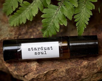 Stardust Soul Essential Oil Roll-on Perfume | Patchouli Vanilla Frankincense Festival Blend