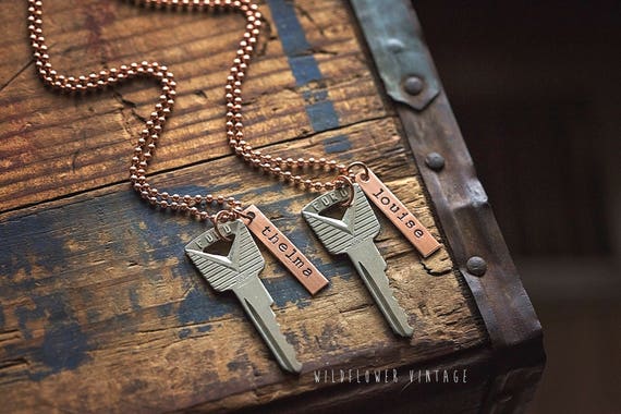Thelma & Louise Key Necklace