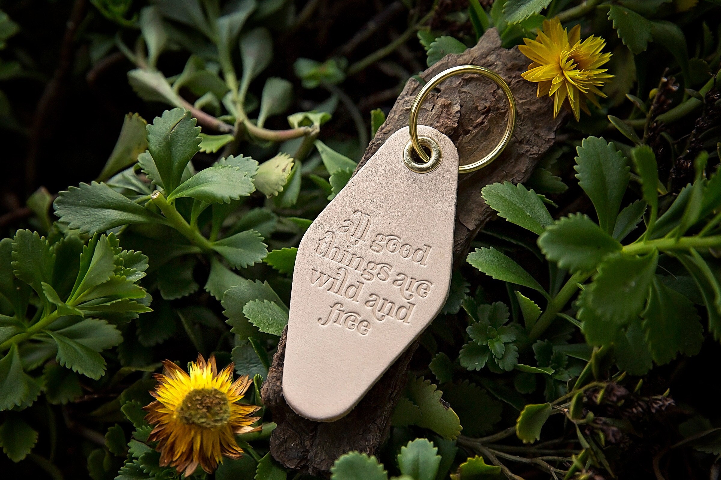小物 VAULTROOM LEATHER HOTEL KEYCHAIN / BLACK LEATHER HOTEL KEYCHAIN / BLACK – VAULTROOM