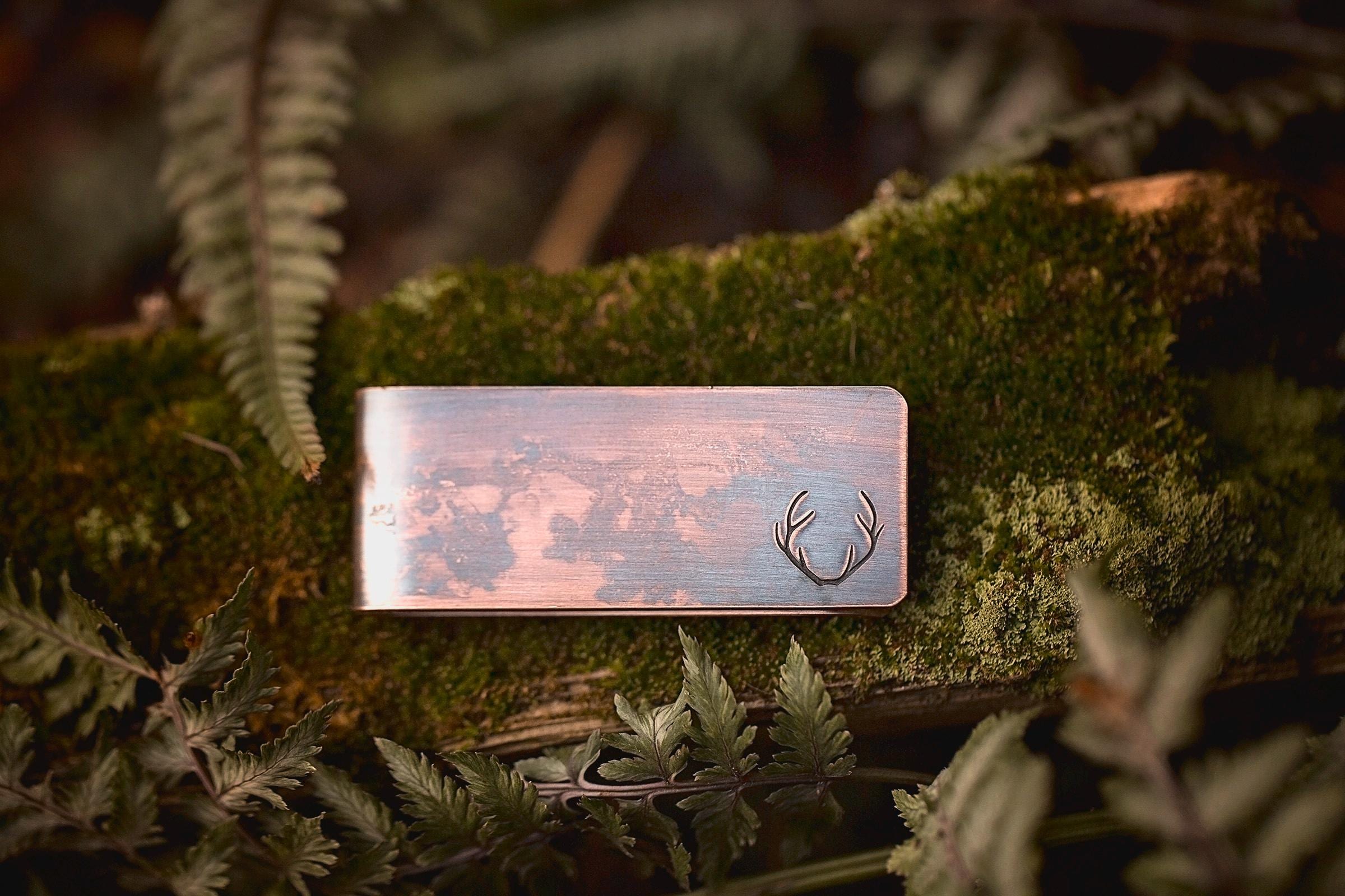 Amazon.com: Kiola Designs Deer Antler Money Clip : Clothing  Detailed Single Deer Antler Money Clip main image 1