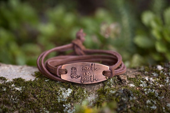Copper bracelet boots sale