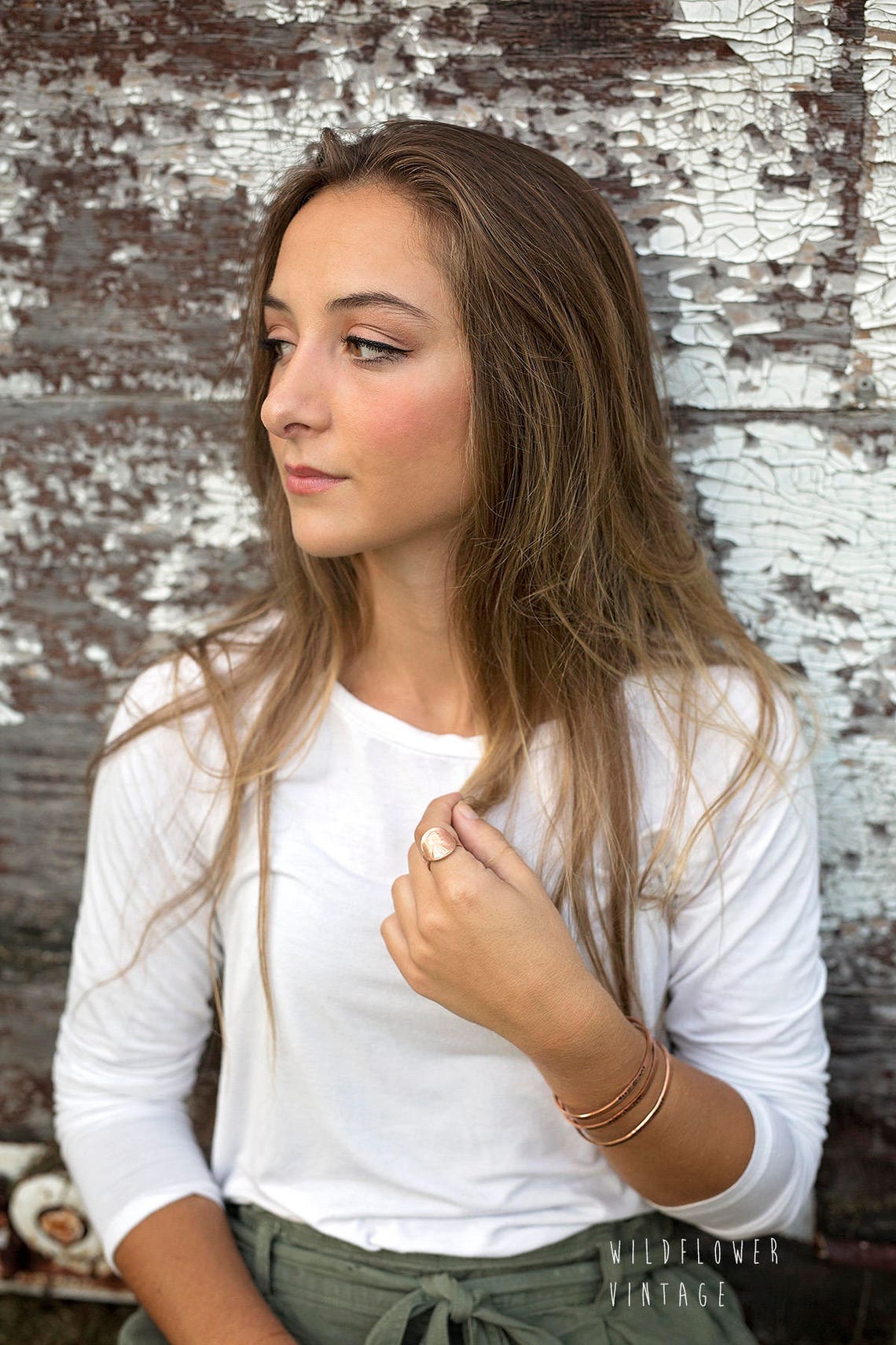 Vintage Copper Penny Ring Handmade Anniversary Gift Good Etsy