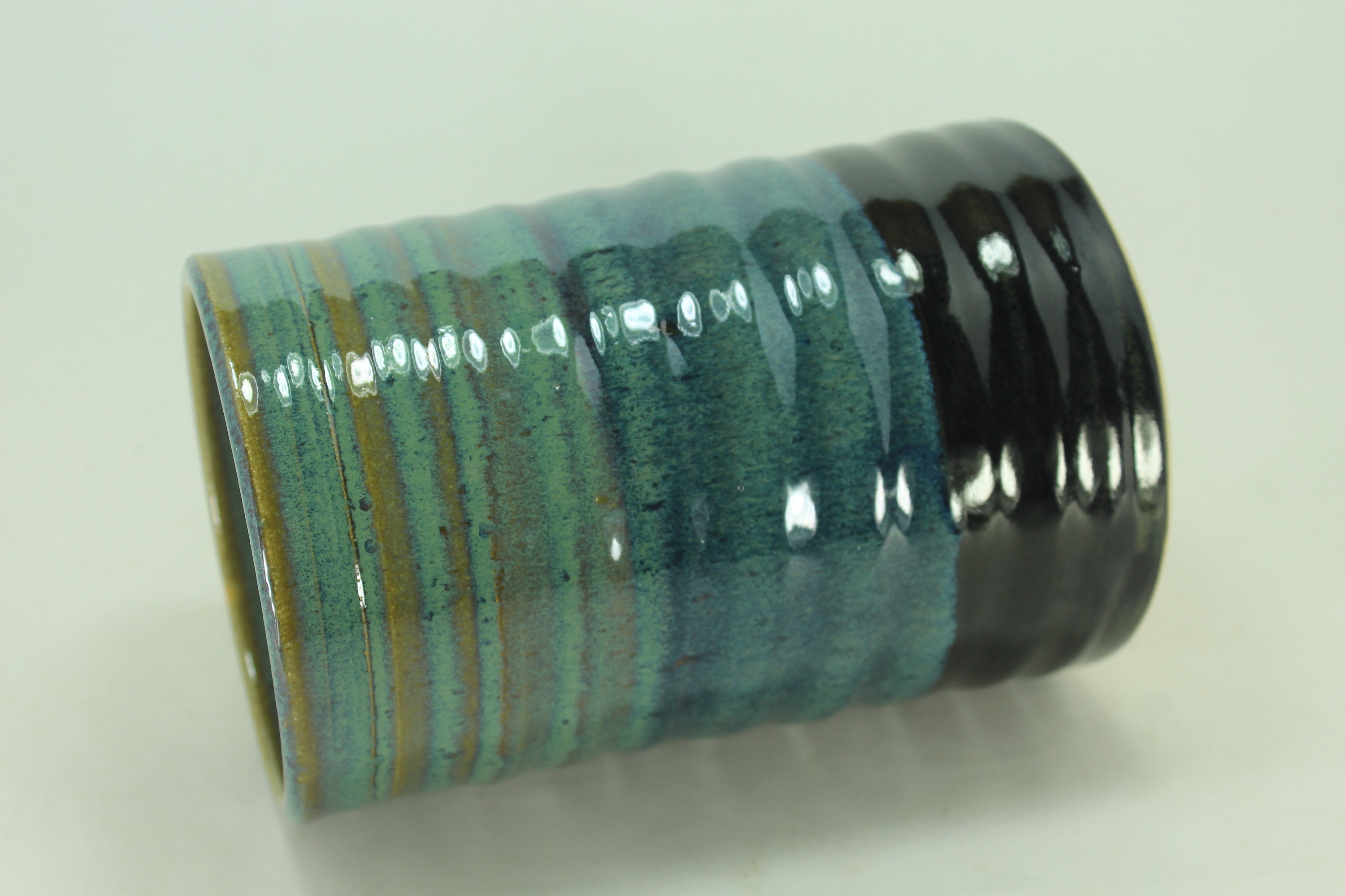 MULTI USES Handmade Stoneware Wine Chiller Flower Vase Etsy