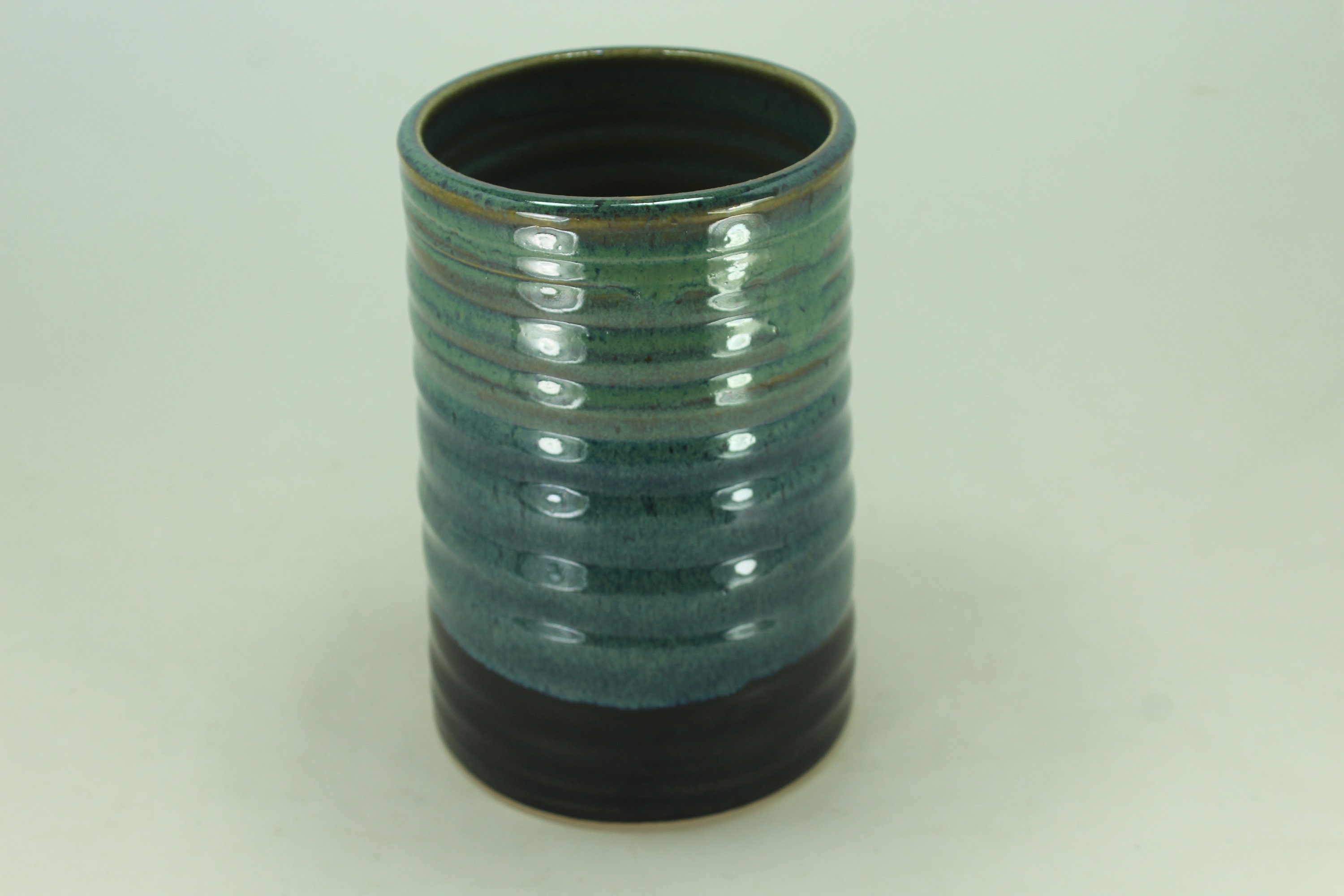 MULTI USES Handmade Stoneware Wine Chiller Flower Vase Etsy