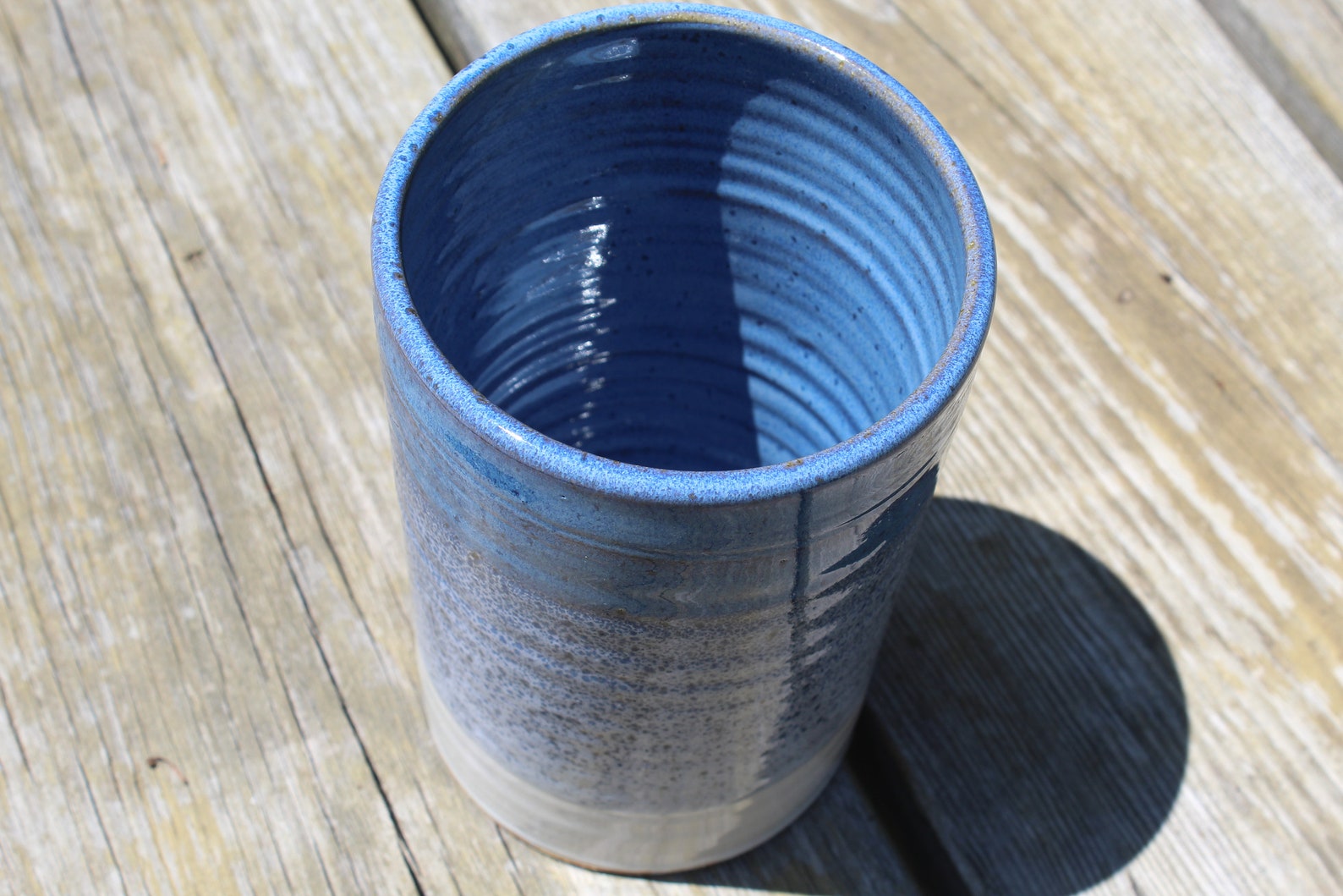 MULTI USES Handmade Stoneware Wine Chiller Flower Vase Etsy