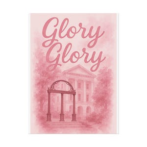 UGA Arch Watercolor Print: University of Georgia Bulldogs Wall Art