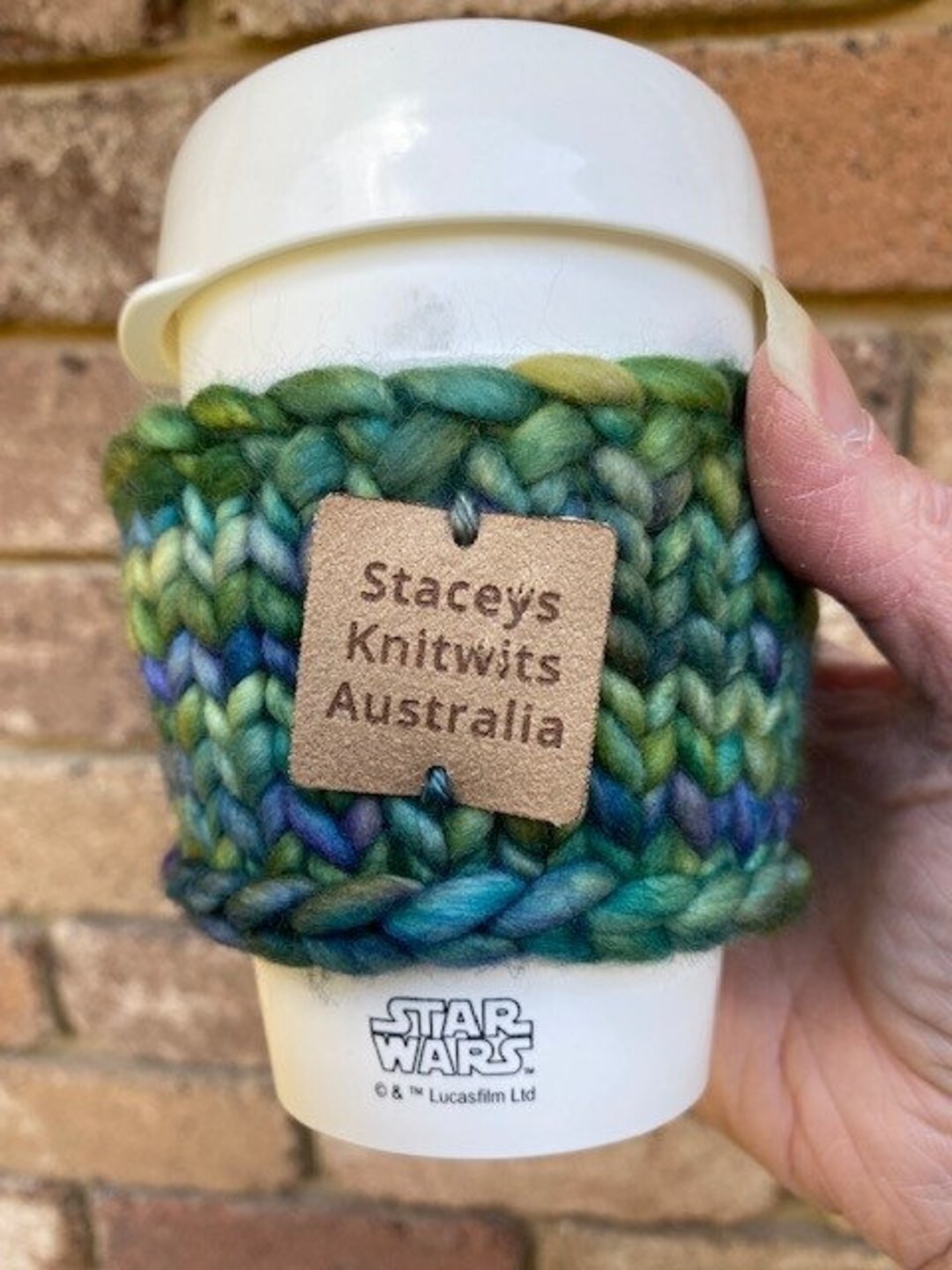 Coffee Cup Sleeve Pattern Knitted, Easy Cup Cosy Pattern, Coffee Cup ...