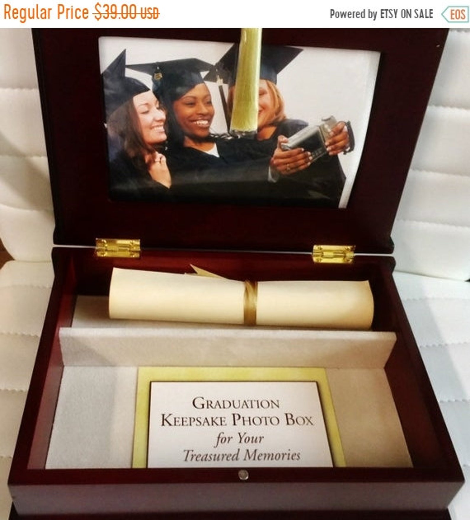 30 off Graduation Keepsake Photo Box wooden container with Etsy