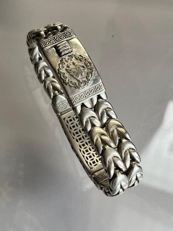 Vintage Chinese exported sterling fine silver cla… - image 5