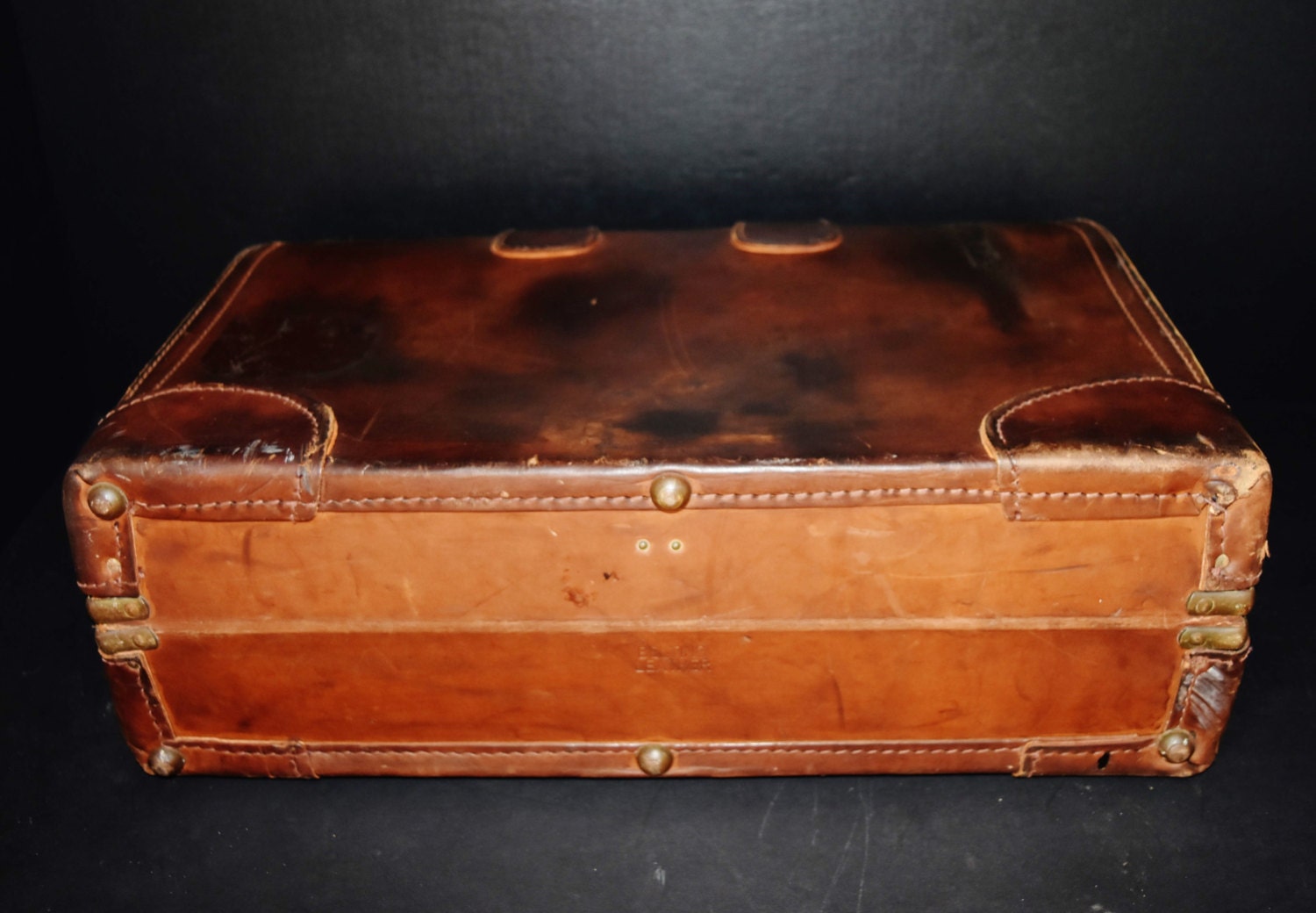Vintage Presto Leather Briefcase Brown Leather Officer or Etsy
