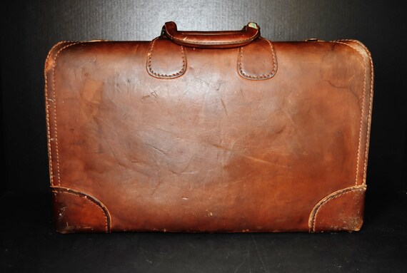 Vintage Presto Leather briefcase brown leather of… - image 2