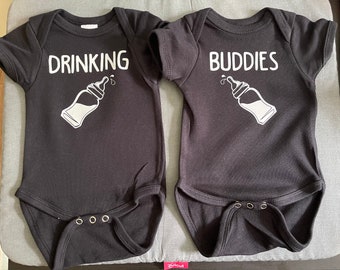 Drinking Buddies Onesies Set