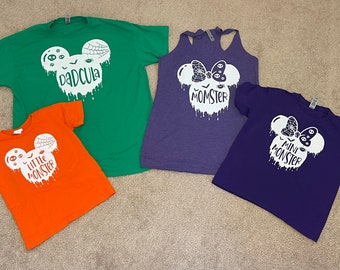 Camicie di famiglia abbinate Disney Halloween