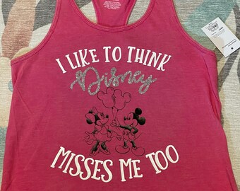 Disney Misses Me Shirt con Topolino e Minnie