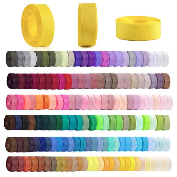 OFFRAY 25 YD ROLL 2 1//4/" GROSGRAIN RIBBON NEON YELLOW CHEER//HAIR BOWS FREE SHIP