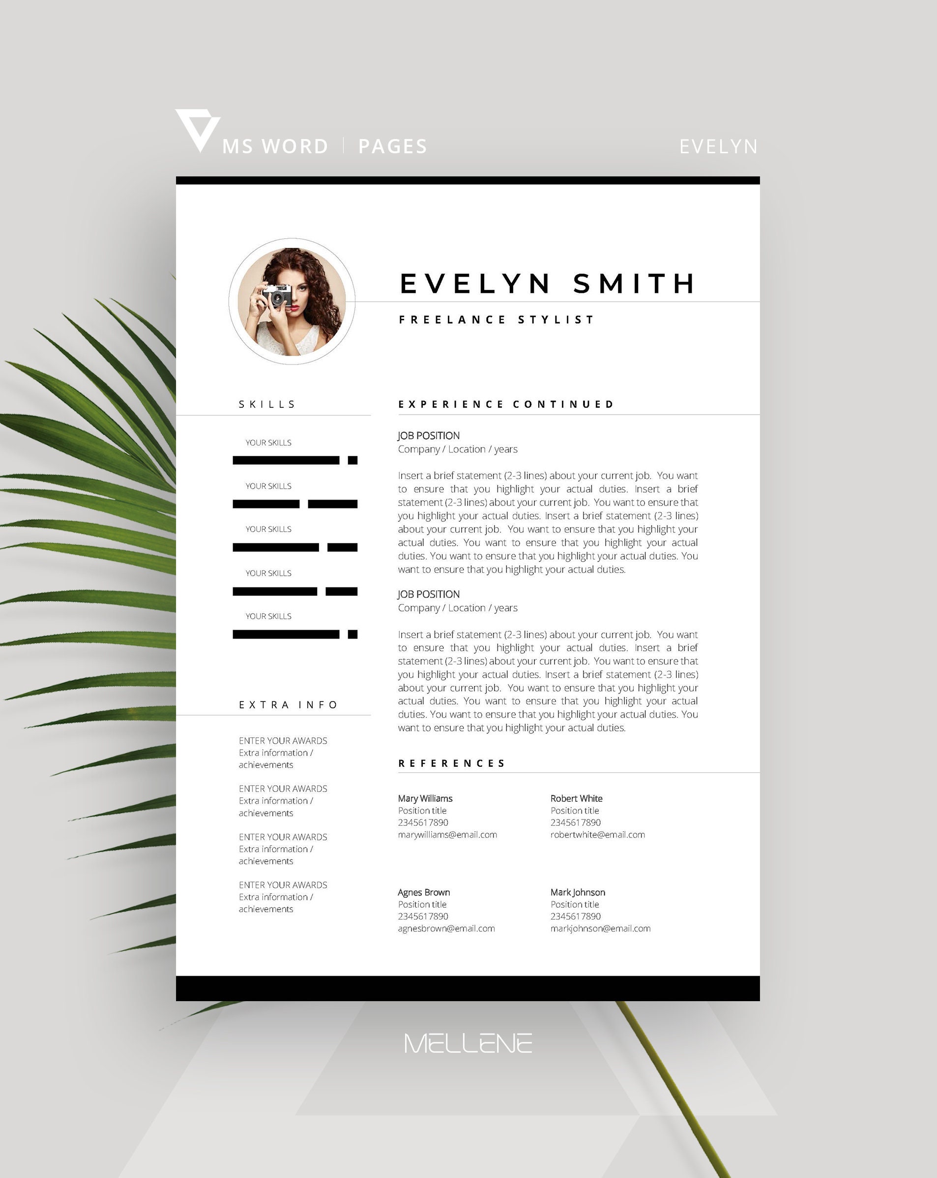 Personal Shopper Resume - Download in Word, Apple Pages