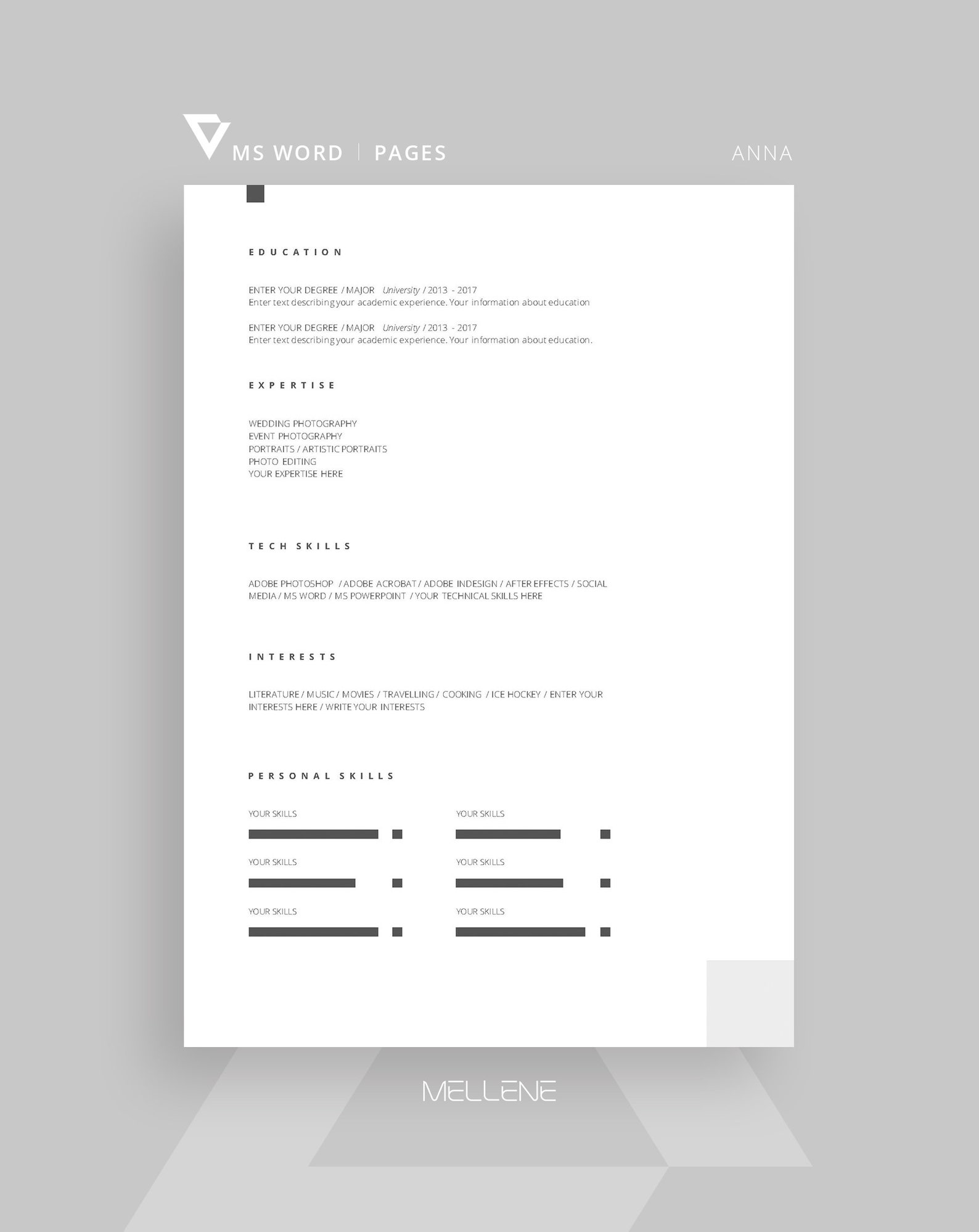 pages-resume-template-ms-word-cv-template-5-page-cv-etsy