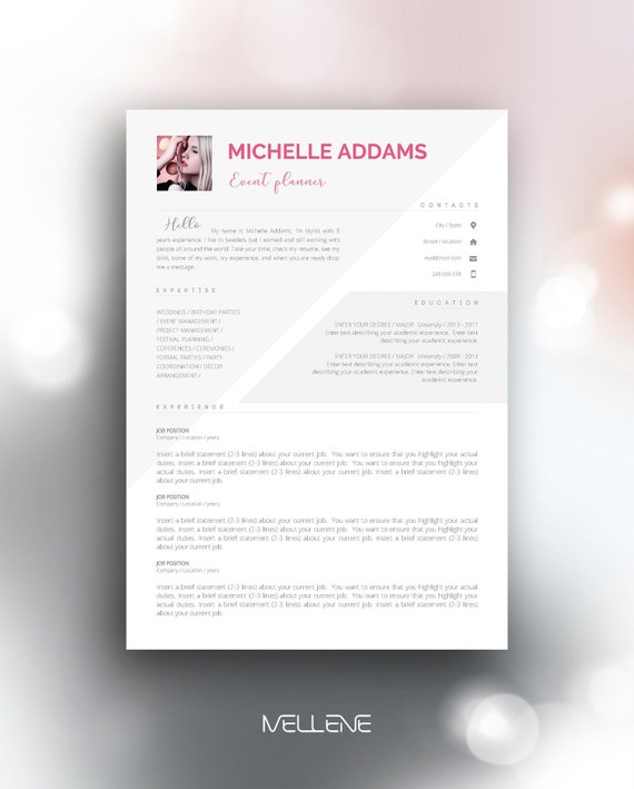resume template 3 pages