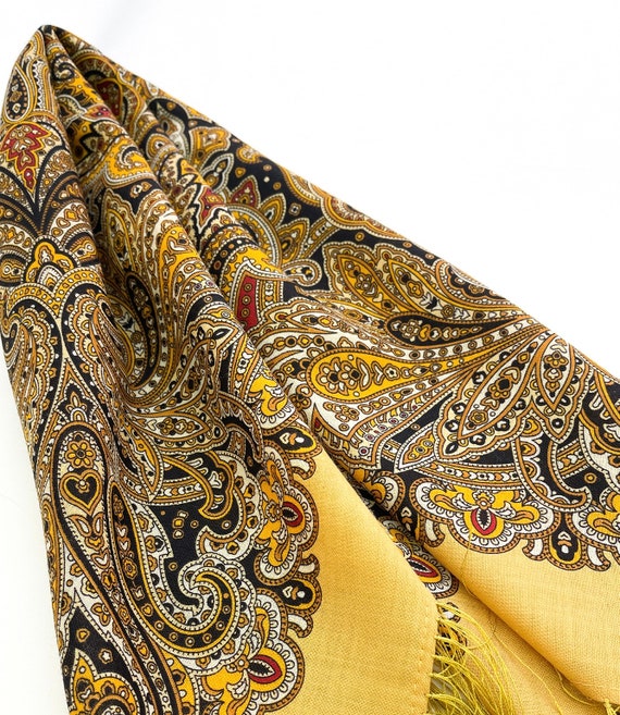 Authentic Russian Pavlov Possad wool scarf shawl … - image 4