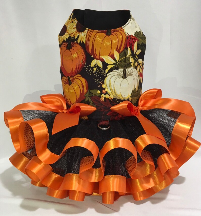 Sunflowers and Pumpkin 2 Dog Dress by Little Paws Boutique Etsy