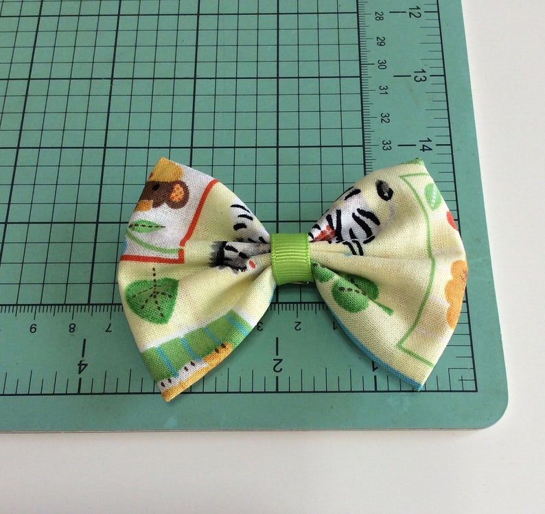 matching bow tie and hair bow
