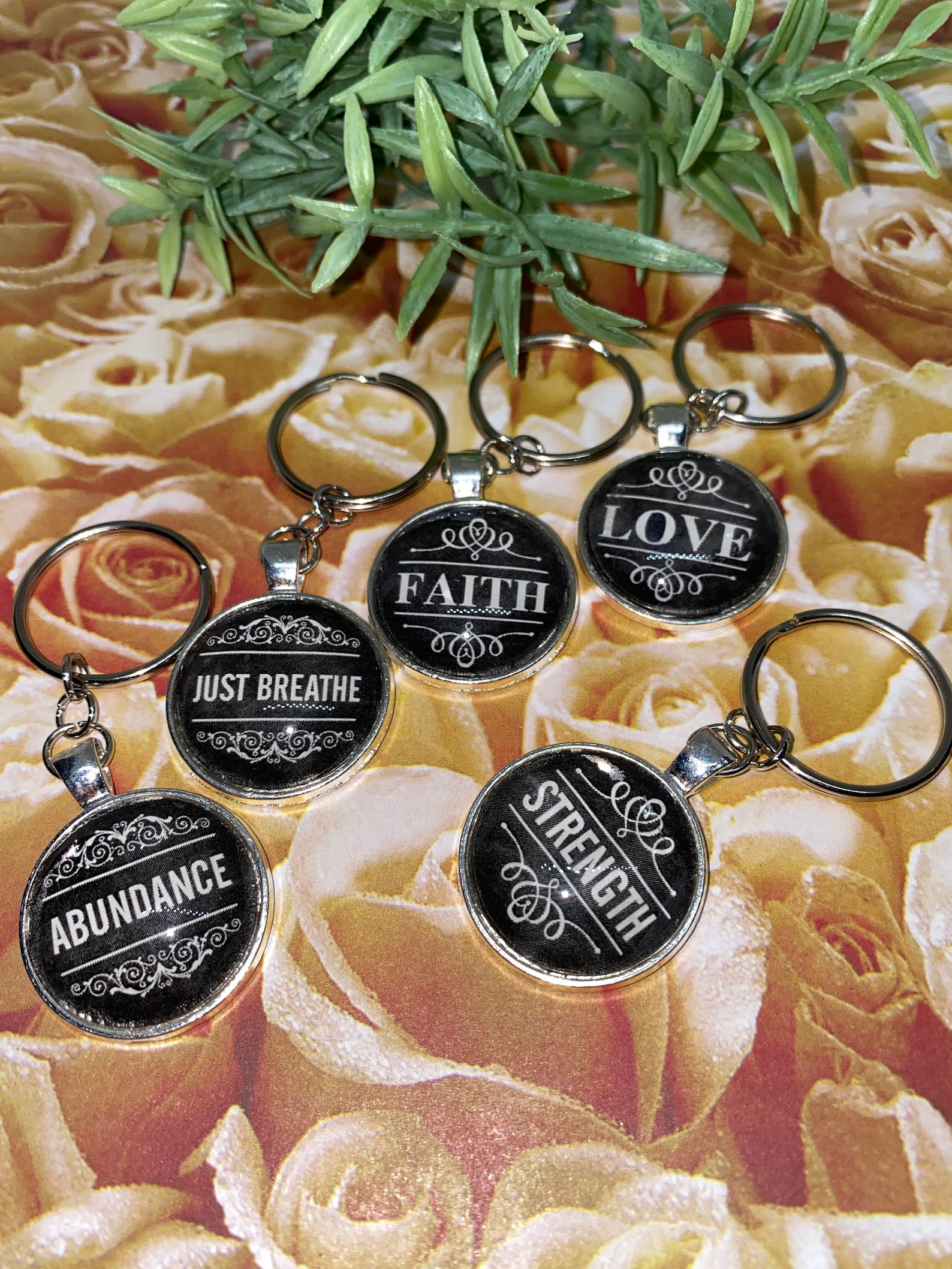 Inspirational Keychain, Silver, Inspire, Inspirational Words, Charm,be ...