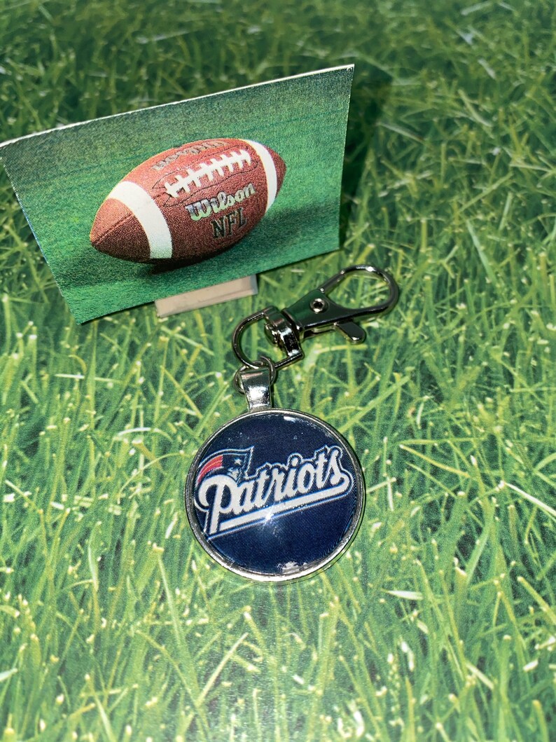Football Keychain Silvergiftnfl NY Jets Dallas Cowboys Etsy