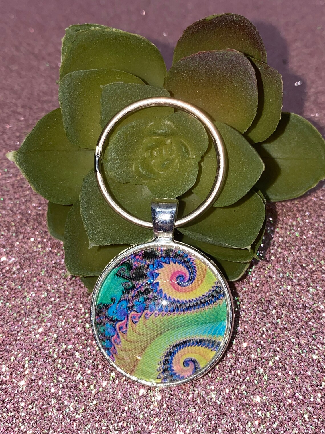 Abstract Keychains, Keychain, Abstract, Waves, Psychedelic, Rainbow ...