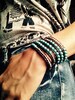 Turquoise Wrap Bracelet; Leather Wrap Bracelet, 4/5 wrap Leather Bracelet, Beaded Wrap Bracelet, Vegan, Wrap leather bracelet 